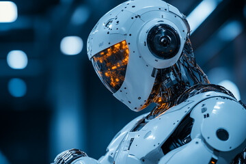 Fototapeta premium discussion on how ethical robotics will address societal concerns