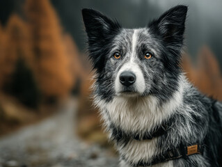 Fototapeta premium border collie dog