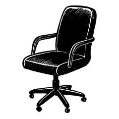 Swivel Office Chair Adjustable Seat