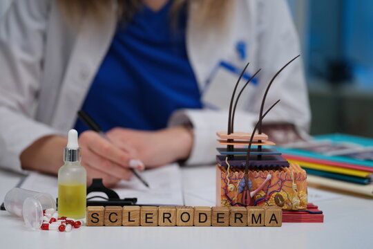Explore scleroderma through visual aids, focusing on treatment paths and understanding its complexities