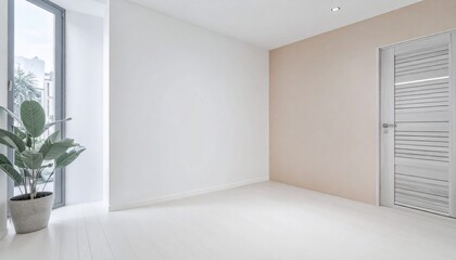 empty room with a window