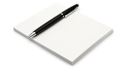 doctor prescription pad and pen, isolated