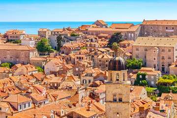 Dubrovnik roofs. Croatia