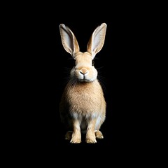 Portrait of a light brown rabbit