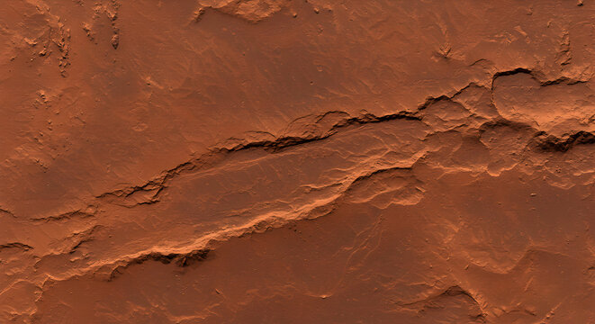 Martian Landscape Evokes A Sense Of Exploration And Discovery