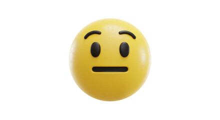 Isolated Neutral Face Expression Emoji