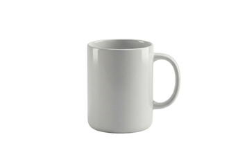 Clean white mug, a versatile mug for coffee and tea, perfect mug for branding. Minimalist mug.
