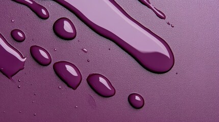 Smooth Liquid Swirls: Artistic swirls of a rich, saturated purple liquid create a captivating abstract display of movement and fluidity, evoking a sense of modern elegance.