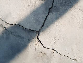 Fototapeta premium cracked concrete wall