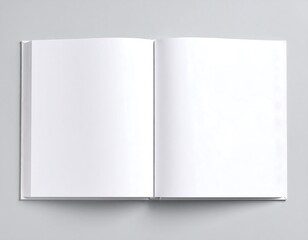 Open book, blank pages (1)