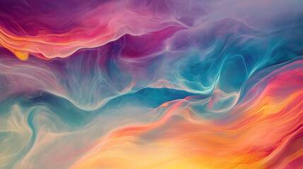 Obraz premium abstract colorful background with waves and gradient