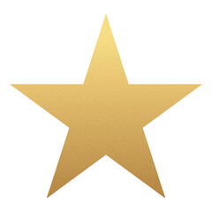 gold star on white background