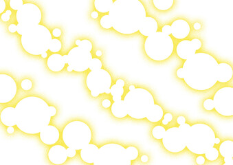 丸 光 トーン 黄色　背景 グラフィック イラスト