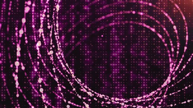 abstract background with pink circles