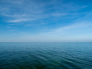 Photography open sea island view  landscape beautiful summer panorama horizon cloud clean and blue sky background air fresh calm nature ocean wave water no body travel holiday on sun day time