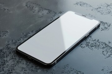 New Phone Technology Smartphone with Blank Screen and Modern Frame Less Design