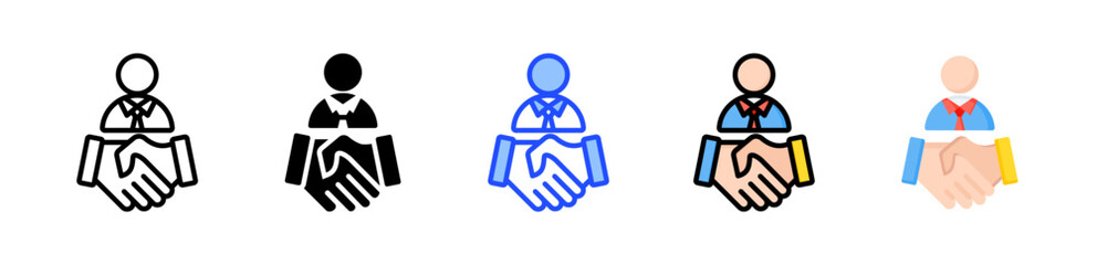 Commitment Icon Collection With Multiple Styles