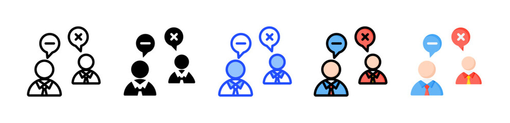 Attitude Icon Collection With Multiple Styles