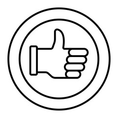 motivation outline icon