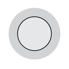 plate icon and vector