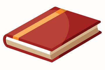    A book vector art illustration.

