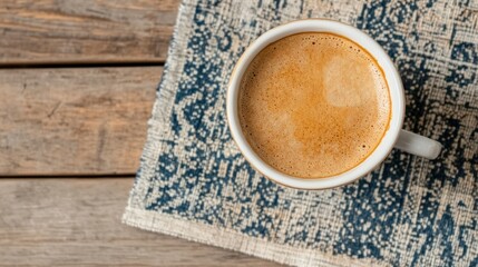 Childlike Cartoon Illustration of Turkish Coffee and Fortune-Telling Pattern