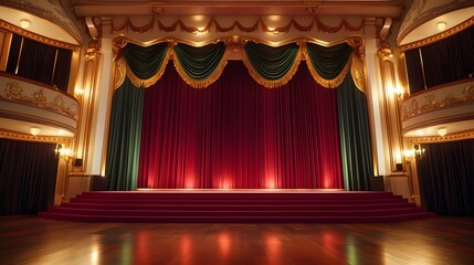 A grand ballroom dais set up for a formal gala dinner