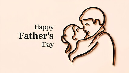 Happy Father's Day Embrace