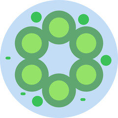 Gloeocapsa Cyanobacteria Icon