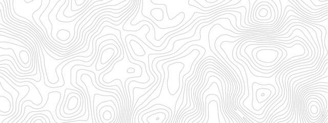 Modern Geometric Map Design Incorporating Topographical Lines, Sea Maps, and Mounted Area Spaces for a Clean White Background
