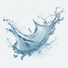 fresh water splash isolated on white, dynamic water splash on white background, blue water splash isolated, refreshing water wave abstract, water splash art, transparent,aqua splash, easy to clip path