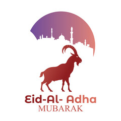 Eid AL Adha mubarak poster design template 