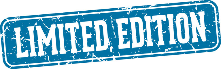 limited edition rectangular sign. limited edition stamp