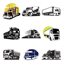 cover truck vector image