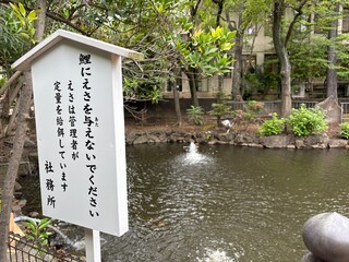 七渡神社の境内