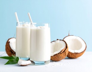 Refreshing coconut smoothie (2)