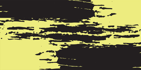 Black brush stroke set isolated on background. Paint brush stroke vector for ink paint, grunge design element, dirt banner, watercolor design, dirty texture. Trendy brush stroke, vector illustration