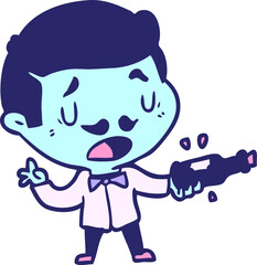 cartoon wine expert explaining