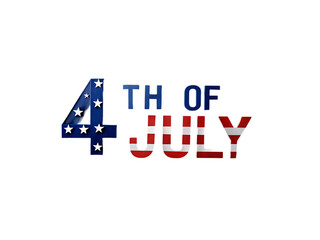 Obraz premium 4th of July: Pixel Art American Flag Design