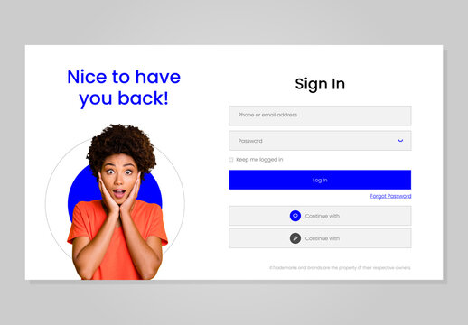 Modern Sign In and Sign Up Web Page with Happy User Registration and Login Forms
