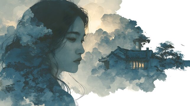 The girl and the pavilion are isomorphic