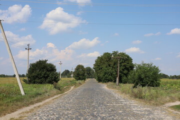 road in the countryside