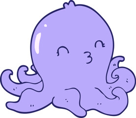cartoon octopus