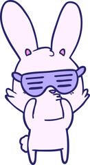 curious bunny cartoon