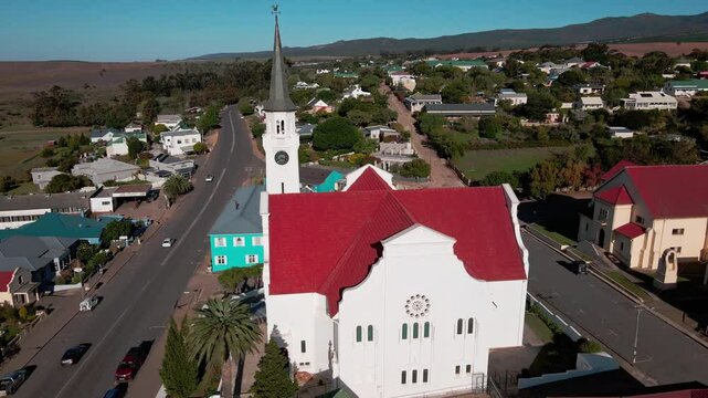 Well maintained NG church in Napier, South Africa