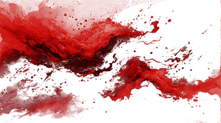 red paint splashes background
