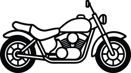 Fototapeta premium Motorcycle Vector