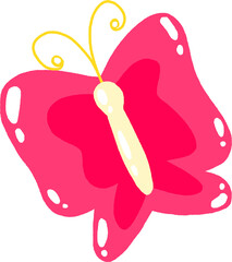 pink butterfly
