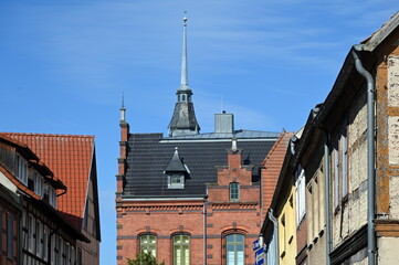 Obraz premium Rathaus in Plau am See