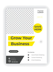 Digital marketing agency and corporate social media Flayer post